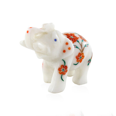 Figura con Marmo Bianco