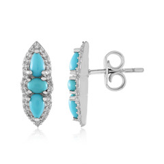 Orecchini in argento con Turchese Sleeping Beauty