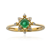 Anello in oro con Smeraldo Zambia AAA (CIRARI)