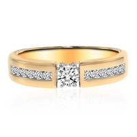 Anello in oro con Diamante IF (D)