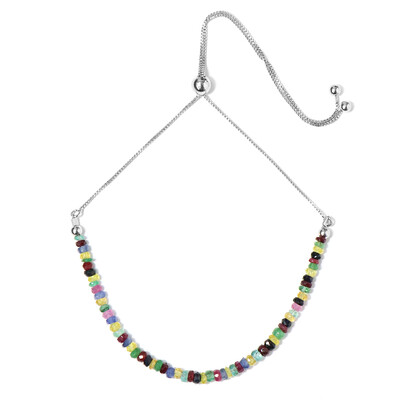 Bracciale in argento con Zaffiro Fancy