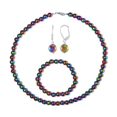 Parure in argento con Ematite Mistica