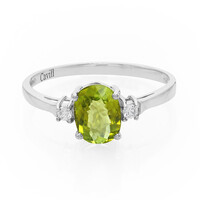 Anello in argento con Tormalina Cuprian