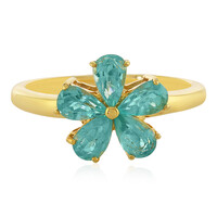 Anello in argento con Apatite Blu