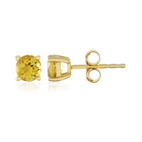 Orecchini in argento con Berillo Giallo