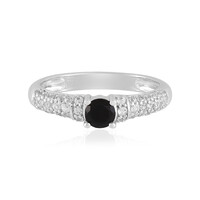 Anello in argento con Spinello Nero