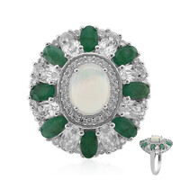 Anello in argento con Opale di Welo