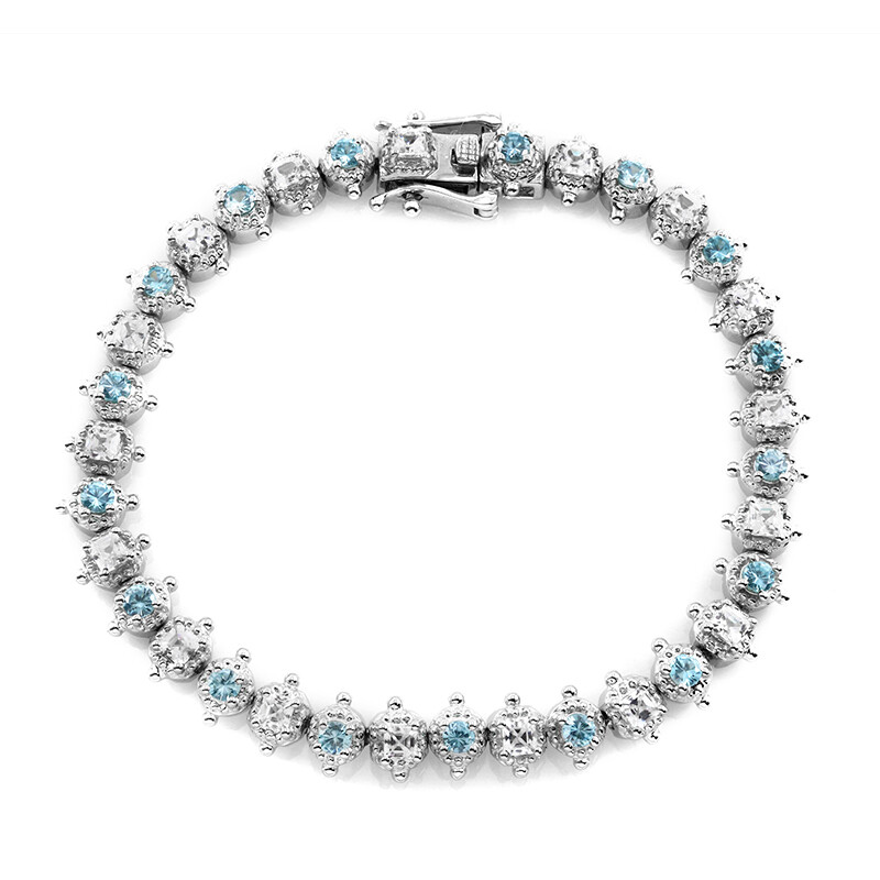 Bracciale del Infinità in Argento di Zirconi - Amen