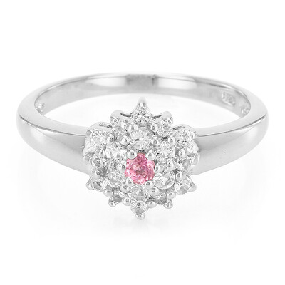 Anello in argento con Tormalina Rosa