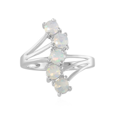 Anello in argento con Opale di Welo