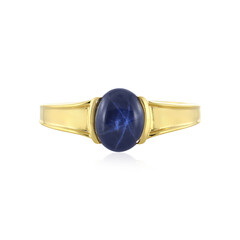 Anello in argento con Zaffiro Stellato Blu
