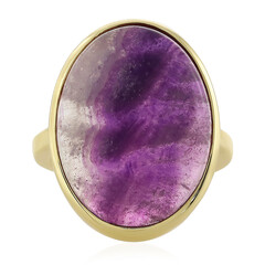 Anello in argento con Fluorite