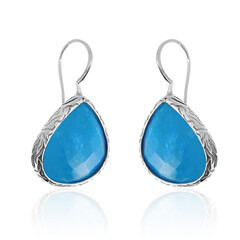 Orecchini in argento con Turchese Kingman (Anne Bever)