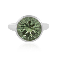 Anello in argento con Ametista Verde