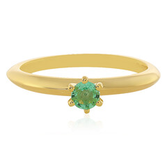 Anello in argento con Smeraldo Etiope