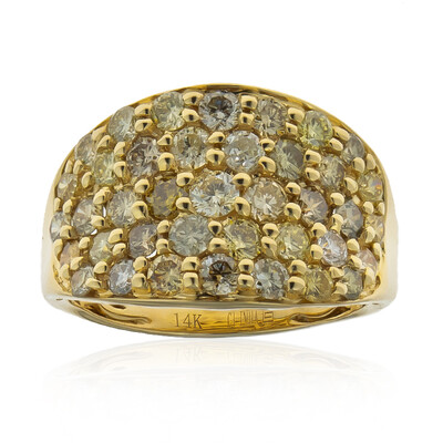 Anello in oro con Diamante Fancy SI2 (CIRARI)