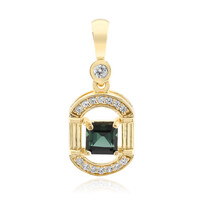 Ciondolo in argento con Indicolite (Adela Silber)