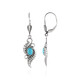 Orecchini in argento con Turchese Sleeping Beauty (Desert Chic)