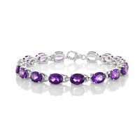 Bracciale in argento con Ametista Siberiana