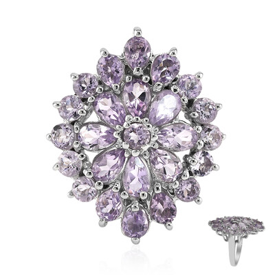 Anello in argento con Ametista Rose de France
