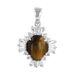 Ciondolo in argento con Occhio di Tigre