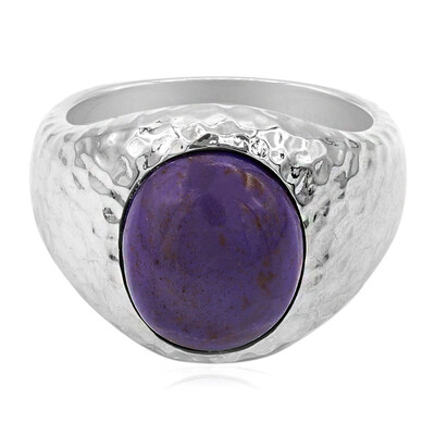 Anello in argento con Giada della Turchia