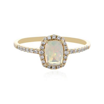 Anello in oro con Opale di Welo