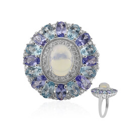 Anello in argento con Opale di Welo