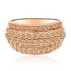 Anello in oro con Diamante Rose de France SI1 di Argyle