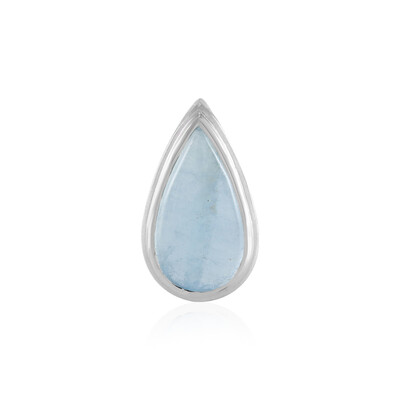 Ciondolo in argento con Acquamarina Brasiliana (MONOSONO COLLECTION)