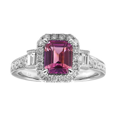 Anello in oro con Zaffiro Rosa (CIRARI)