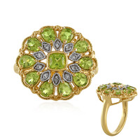 Anello in argento con Peridoto