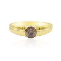 Anello da uomo in oro con Diamante Cognac d'Argyle SI1 (Mark Tremonti)