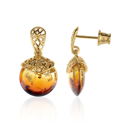 Orecchini in argento con Ambra Baltica (dagen)