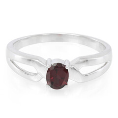 Anello in argento con Rodolite Brasiliana