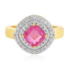 Anello in argento con Zaffiro Rosa del Madagascar