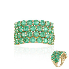 Anello in oro con Smeraldo Russo