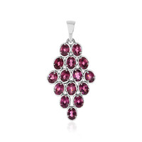 Ciondolo in argento con Rodolite