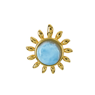 Ciondolo in argento con Larimar