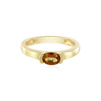 Anello in argento con Tormalina Arancione Brasiliana