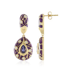 Orecchini in argento con Iolite (Adela Silber)