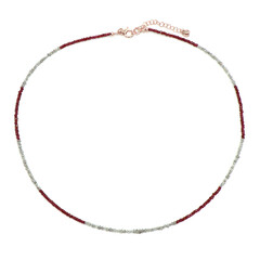 Collana in argento con Rubino Tanzania