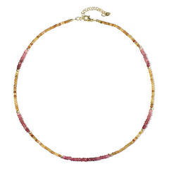 Collana in argento con Tormalina Rosa