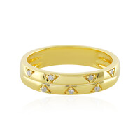 Anello in argento con Diamante I4 (J)