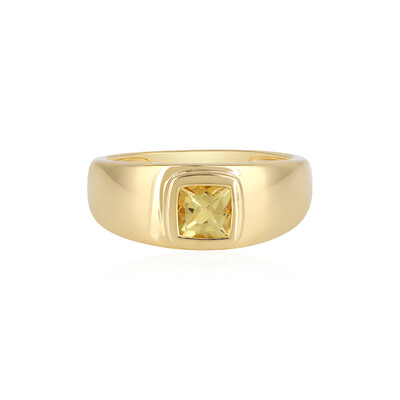 Anello in argento con Berillo Giallo