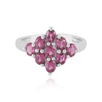Anello in argento con Rodolite