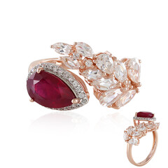 Anello in argento con Rubino del Madagascar (de Melo)
