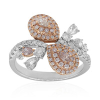 Anello in oro con Diamante Rosa I1 (CIRARI)