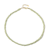 Collana in argento con Peridoto