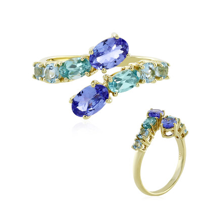 Anello in oro con Tanzanite (KM by Juwelo)